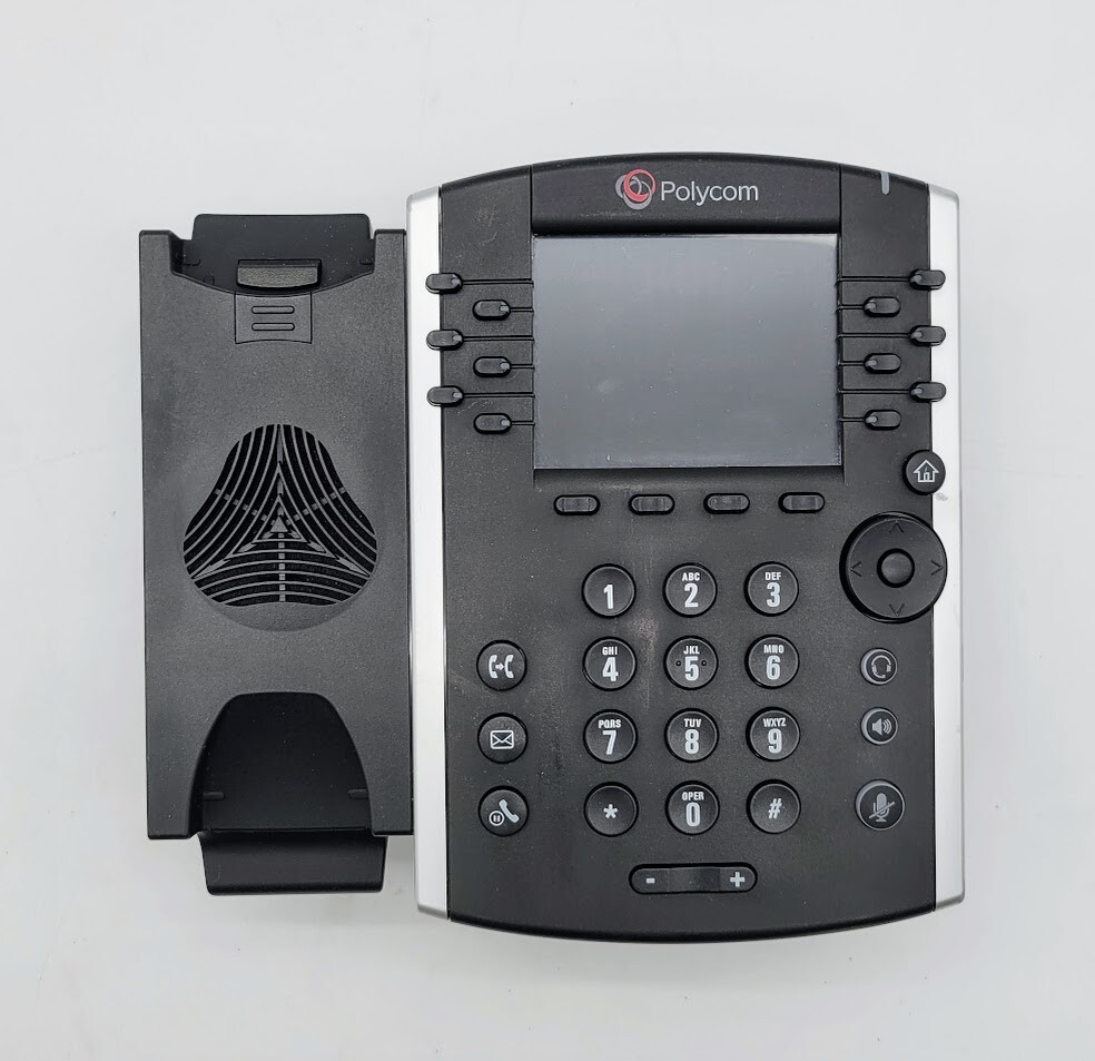 LOT OF 2 Polycom VVX 400 IP Business PoE Telephone / NO POWER ADAPTER