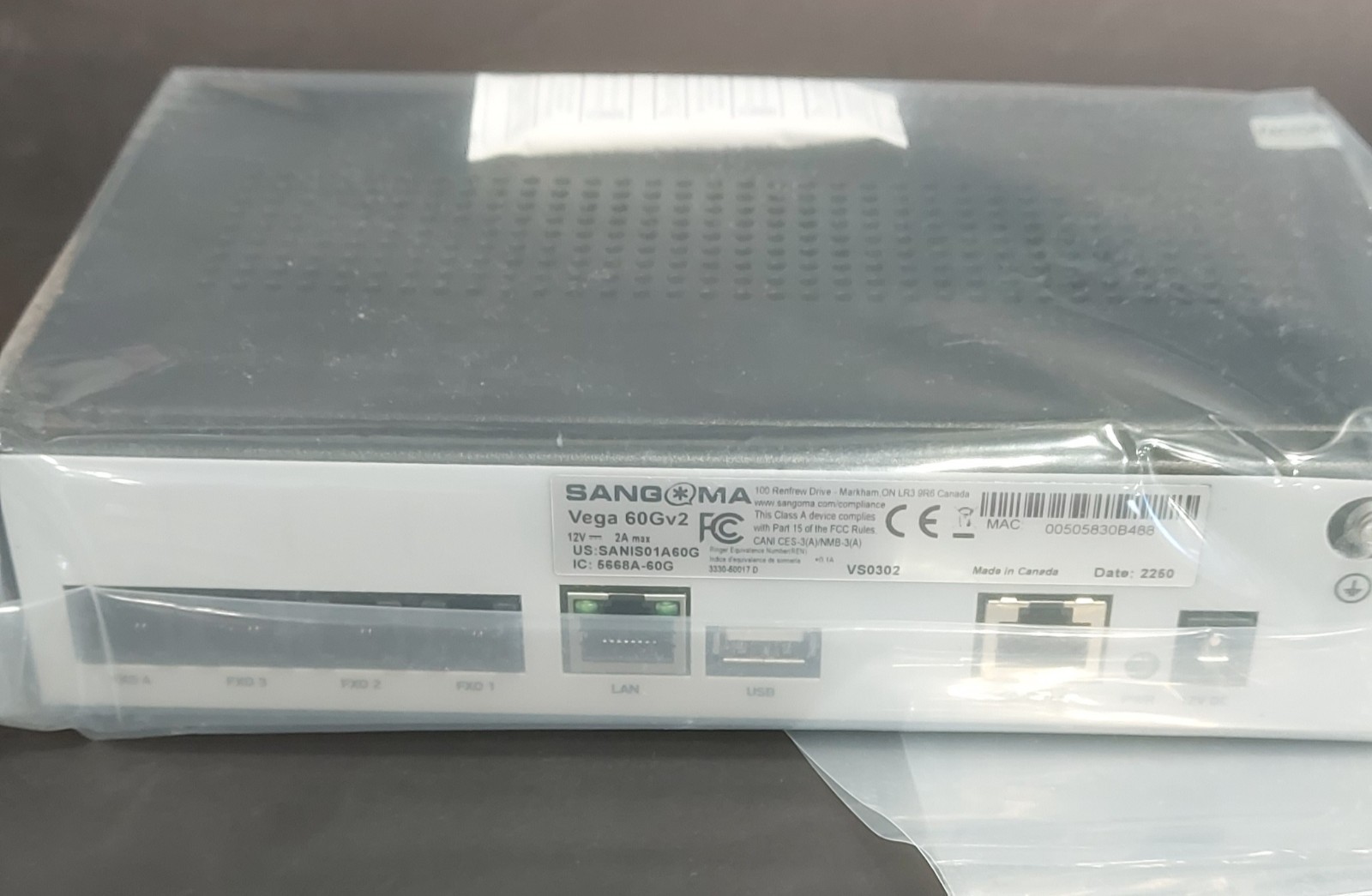 Sangoma Vega 60G – VEGA-60GV2-0004 – 4 FXO Gateway
