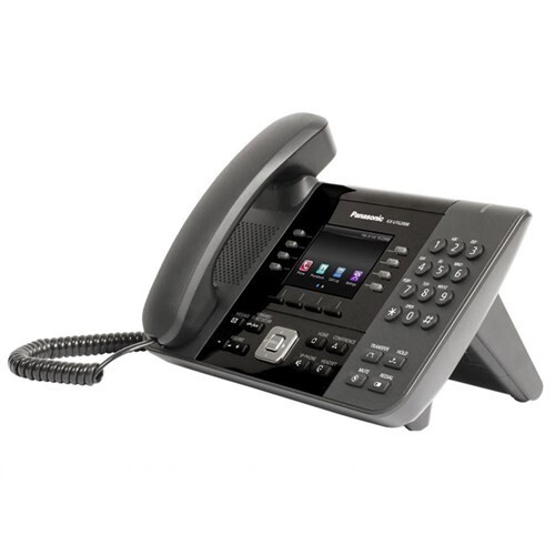 LOT OF 10 Panasonic KX-UTG200B SIP VOIP POE PHONES WITH STANDS NO POWER SUPPLY