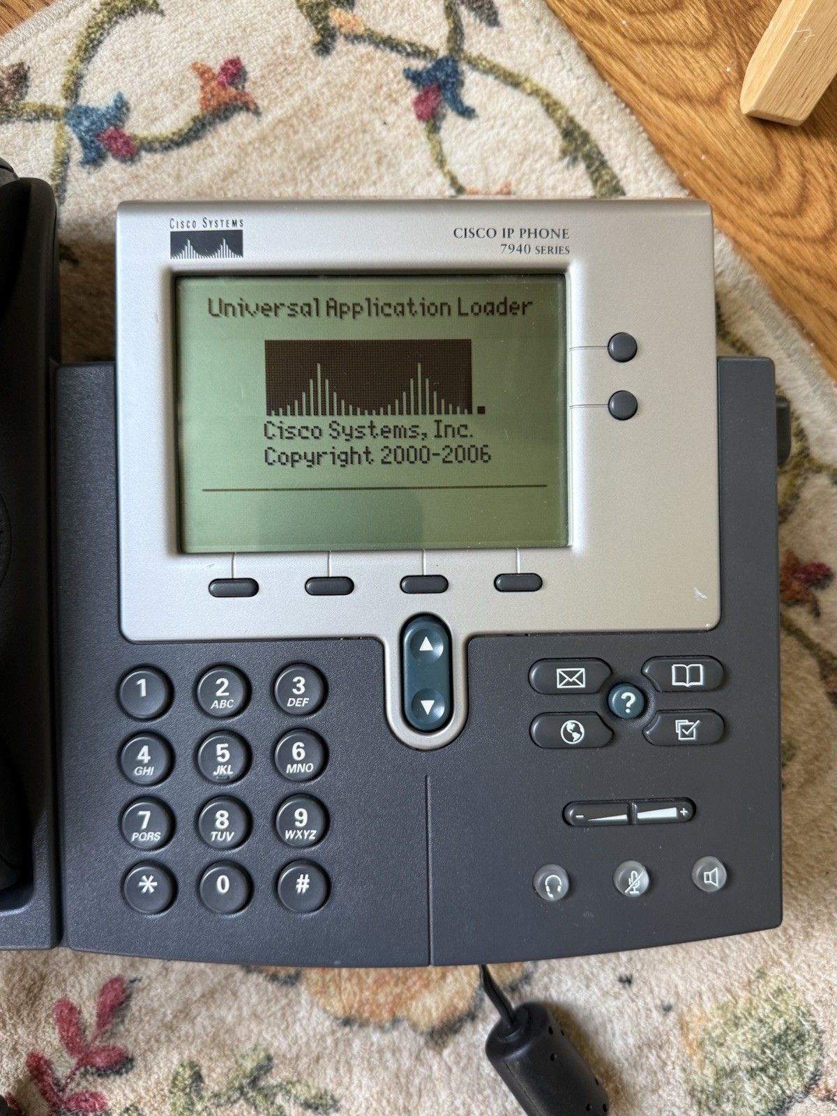 Cisco 7900 Series CP-7940G Corded VoIP Phone Grey & Silver LCD Display Compact