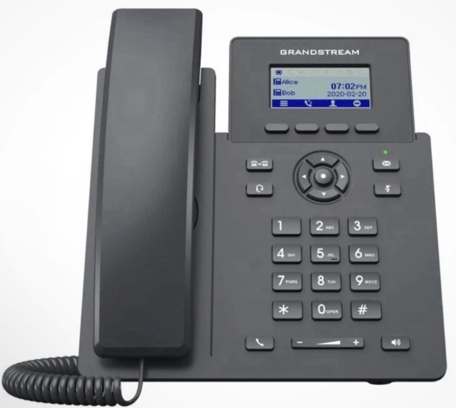 NEW Grandstream GRP2601 Essential 2-Line VoIP Business IP Phone with Stand Black