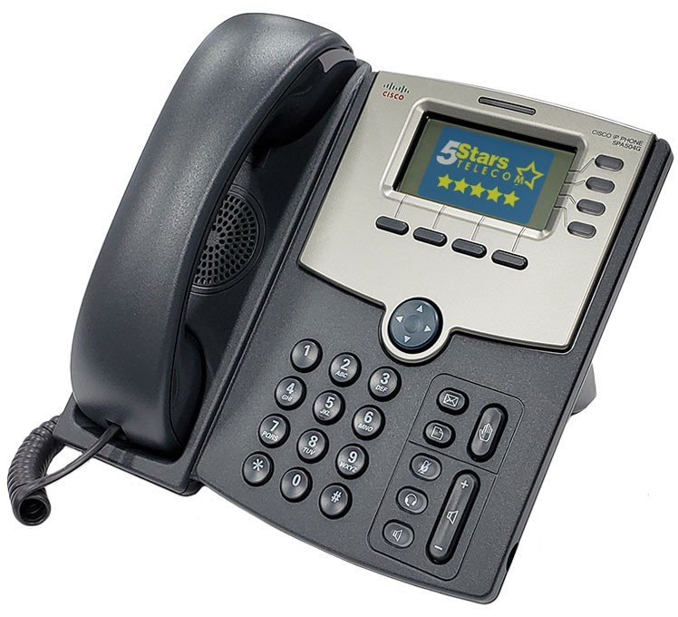 Cisco SPA504G 4-Line IP Phone – Brand New, 1 Year Warranty