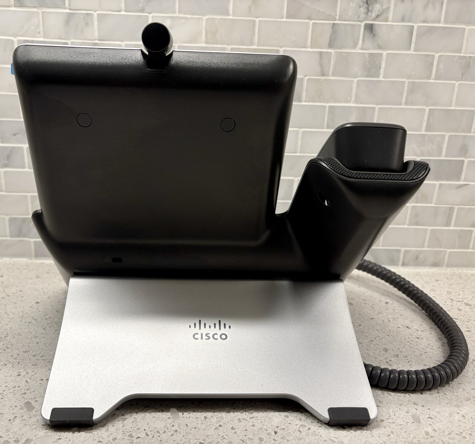 Cisco CP-8845 IP Video Phone, Handset, Stand, Network Cables & Jabra Headset