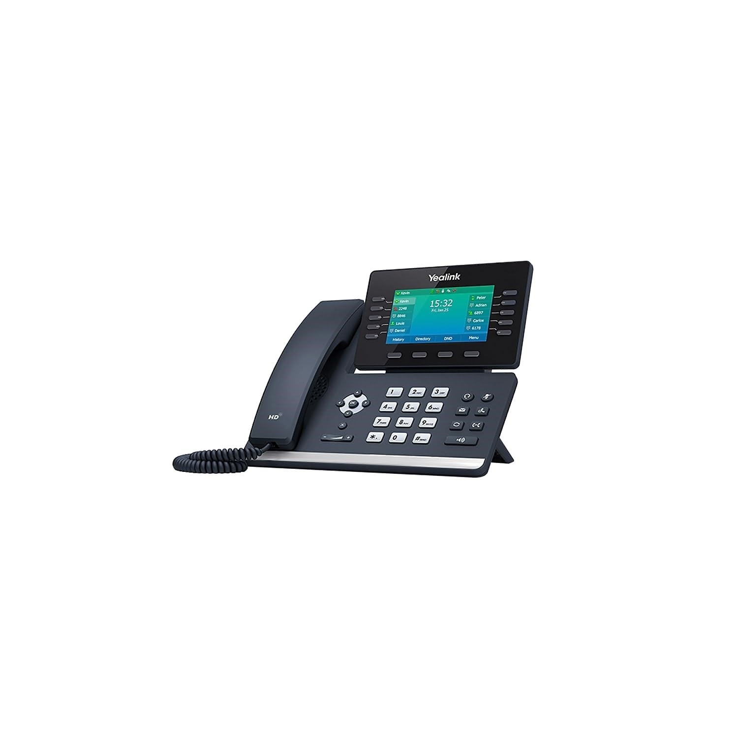 Yealink SIP-T54W IP Phone Corded/Cordless Wall Mountable Desktop Gray