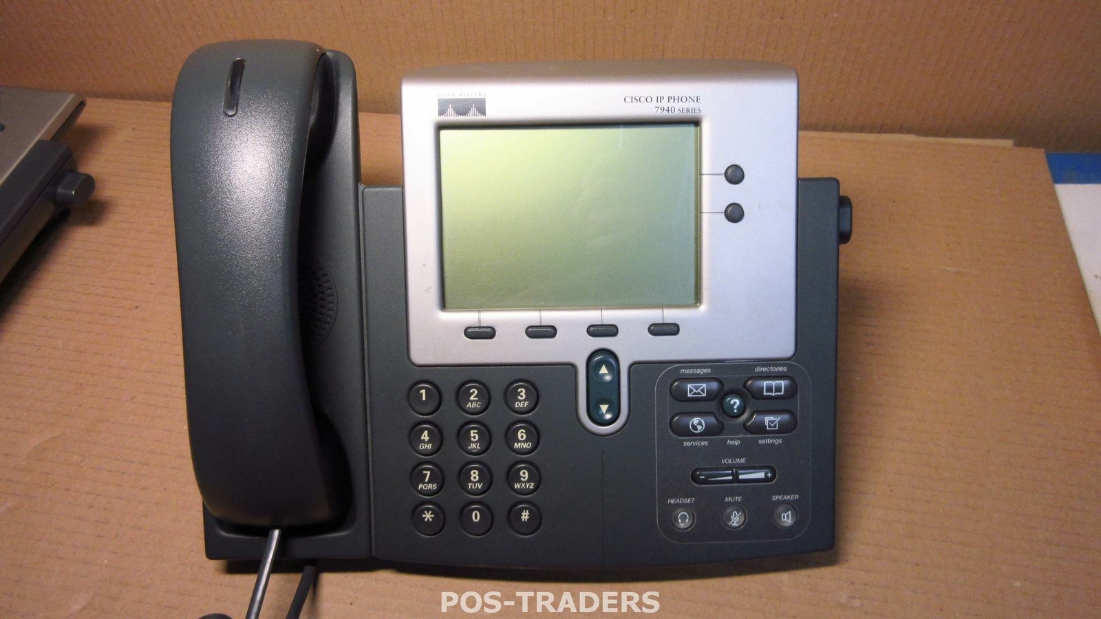 Cisco CP-7940G 7940 Series Unified IP VoIP Phone Telephone INCL HANDSET