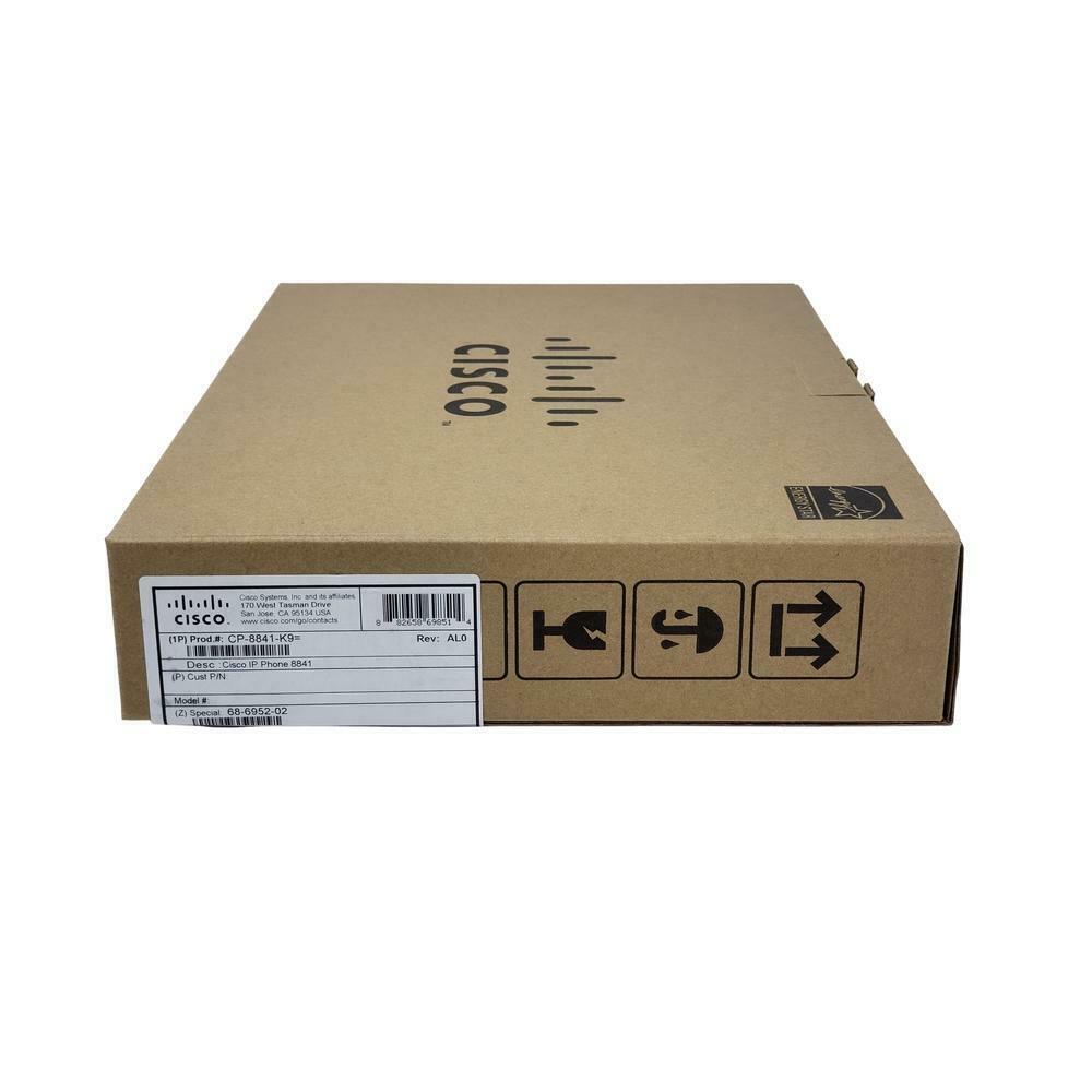 Cisco 8841 IP Phone (CP-8841-K9=) – Brand New w/1-Year Warranty