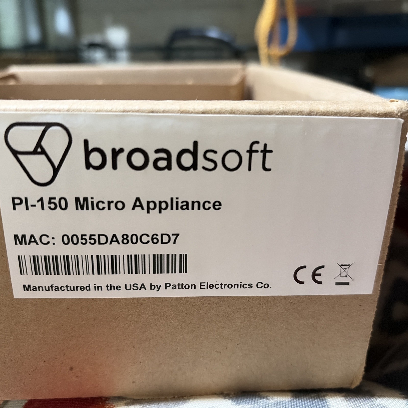 Broad Soft PL-150 Micro Appliance VoIP Gateway with Power Supply and Cables New