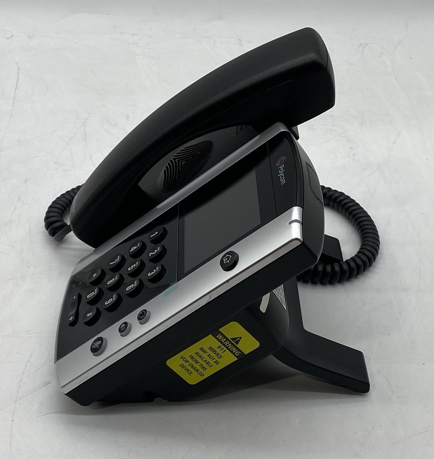 Lot of (16) Polycom VVX 500 Business Phone W/Handsets & Stands