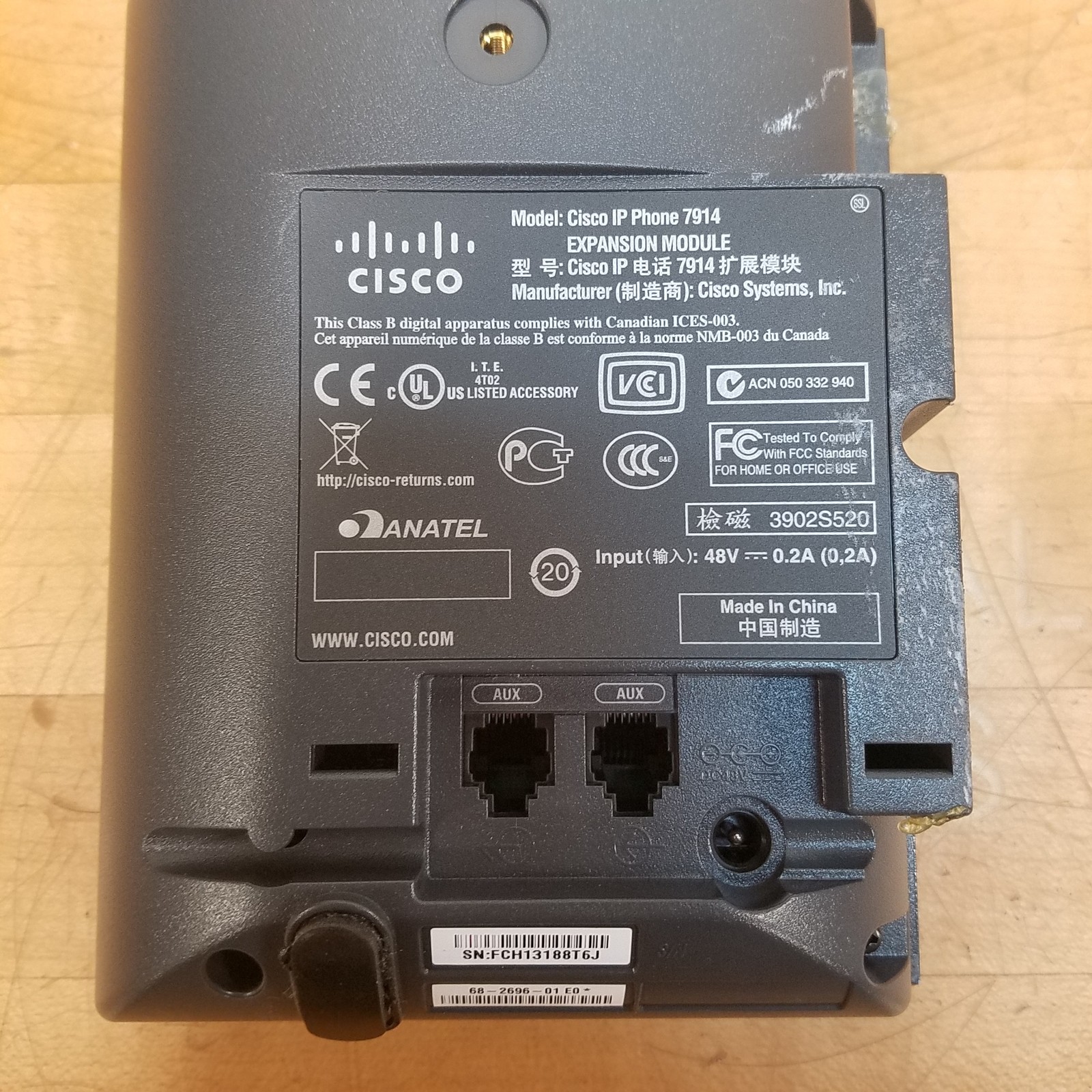 Cisco CP-7914 IP Phone Expansion Module, 7914 – USED