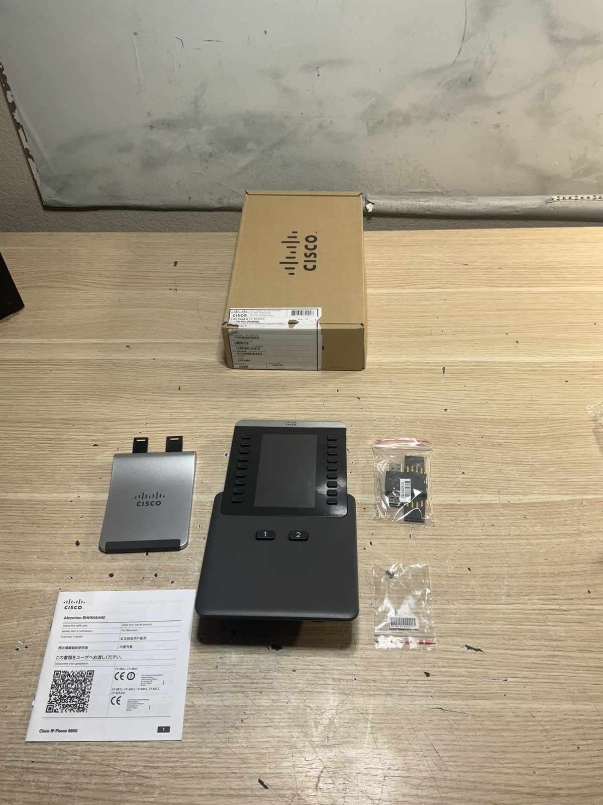 Cisco CP-8800-CP-BEKEM Key Expansion Module for 8800 Series IP Phone New/JUA2978