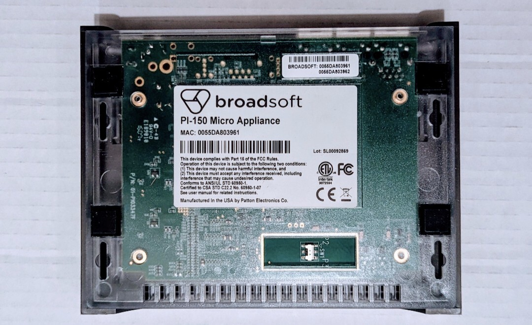 Broadsoft PI-150 Micro Appliance Open Box