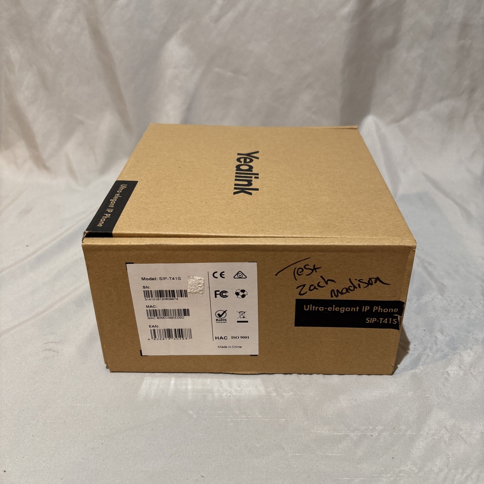 Yealink SIP-T46s Gigabit IP Business Phone HD Mic PoE Bluetooth 4.3″ LCD Verizon