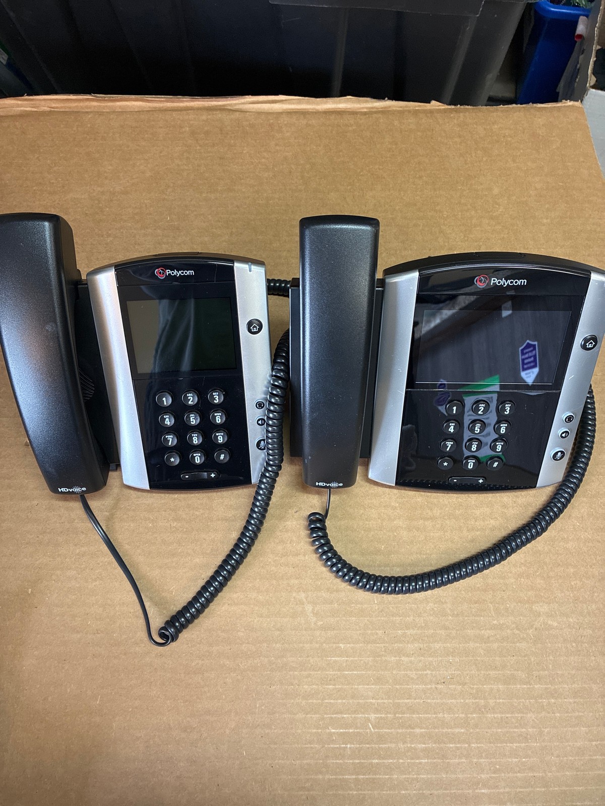 🔥 Polycom VVX 500 HD Voice IP Business Media Phone VVX500 – Lot of 2