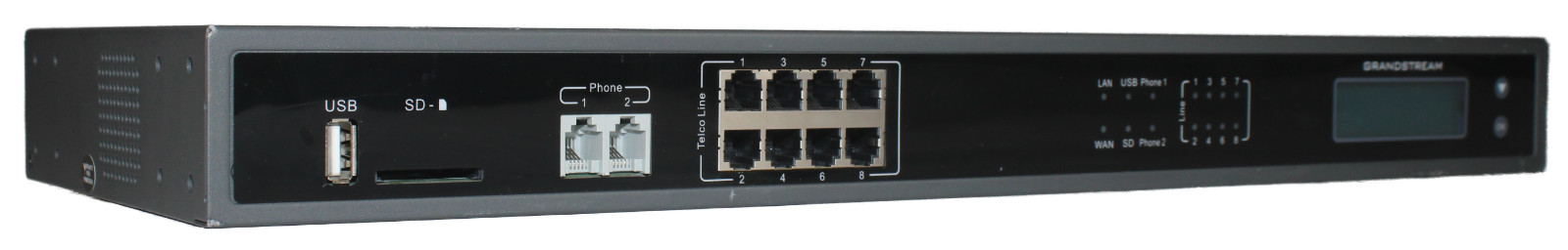 Grandstream UCM6208 8-Port FXO IP PBX Appliance Phone System 966-00029-16A003