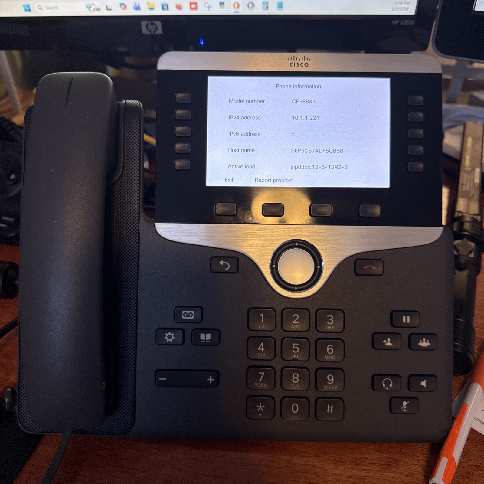 Cisco CP-8841 IP Phone – Charcoal