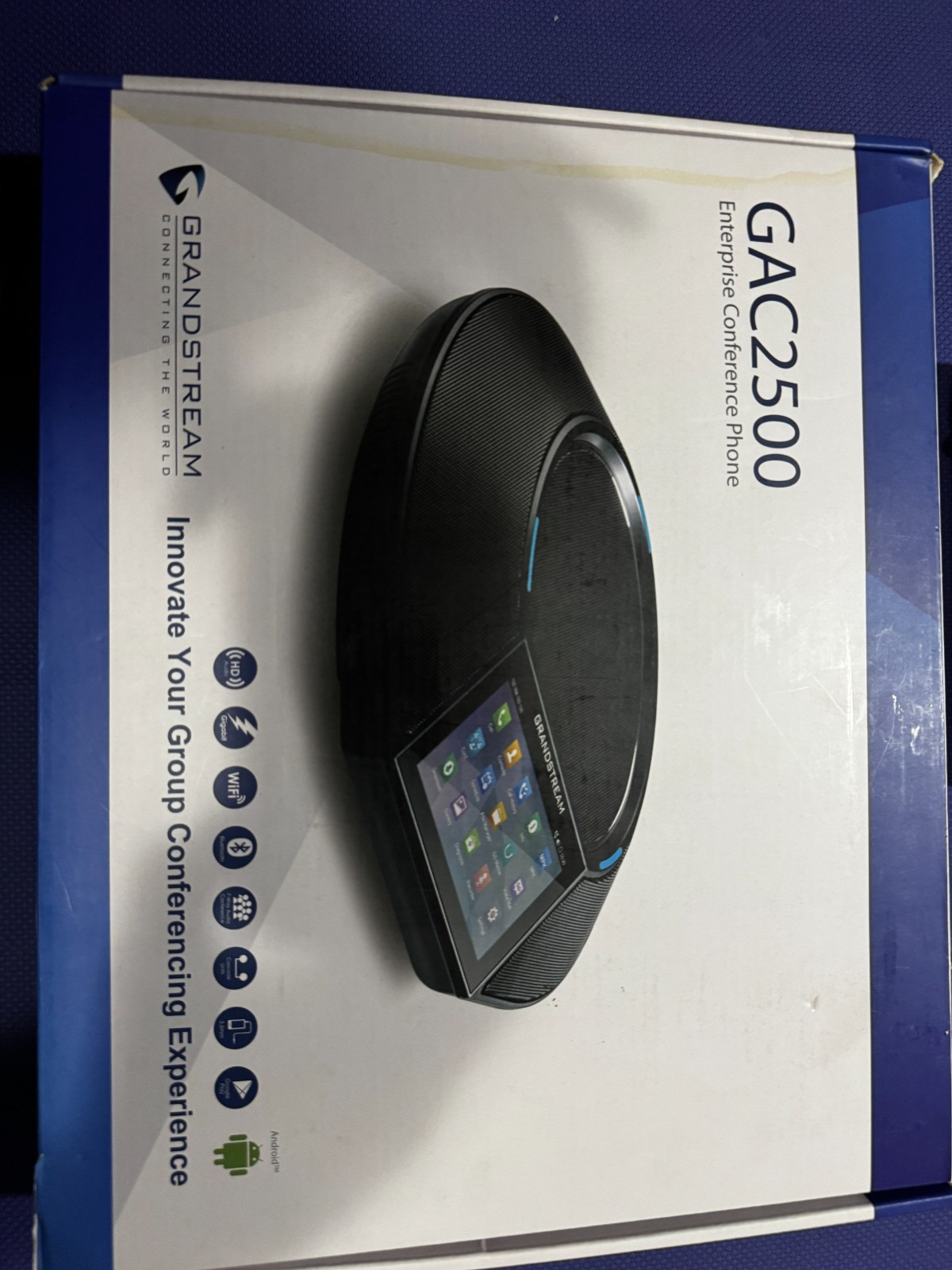 GRANDSTREAM GAC2500 IP Network Enterprise PoE Conference Phone- EXCELLENT ~STOCK