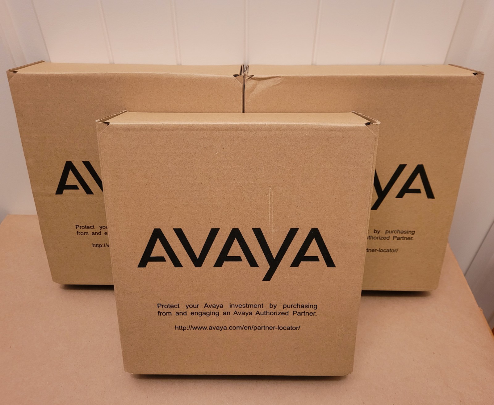 Avaya- Model J159- Corded Gigabit IP Phone- Black- New Old Stock- Lot Of 3!