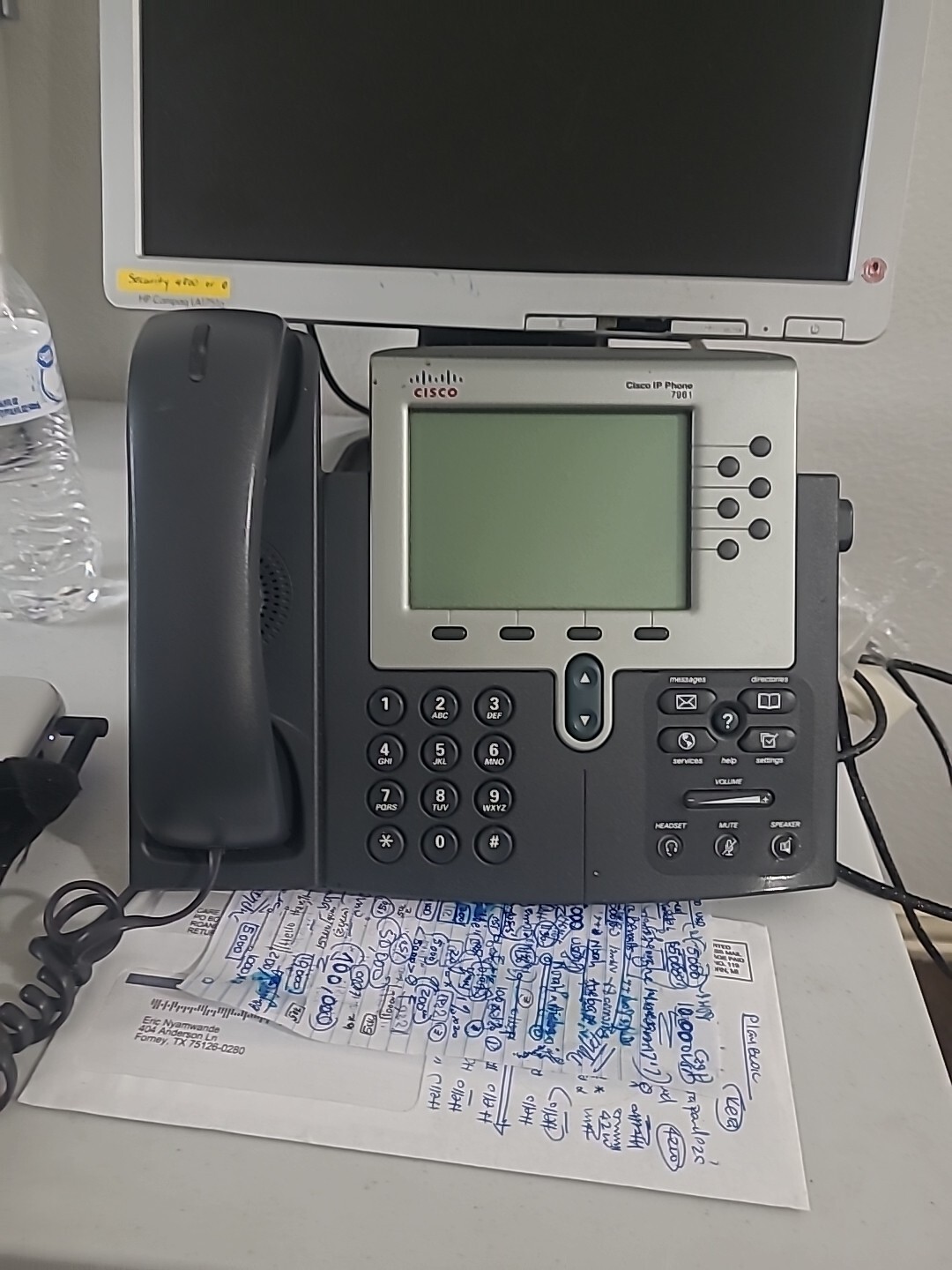Cisco IP Phone 7961 with Handset **READ NOTES** FREE SHIPPING