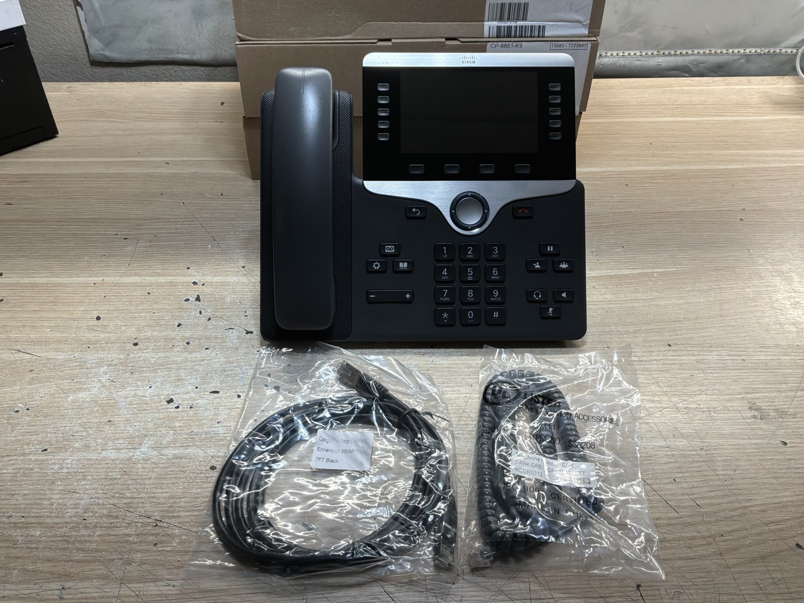 4 Cisco 8851 IP Phone – CP-8851-K9 – Brand New Open Box/JUA3590