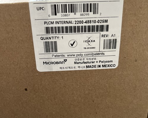 Polycom VVX 150 2-line Business IP Phone PY-2200-48812-025 Microban Treatment