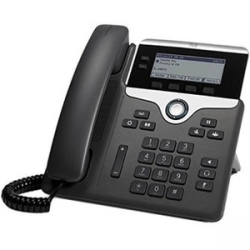 Cisco 7821 IP Phone – Corded – Wall Mountable – Charcoal