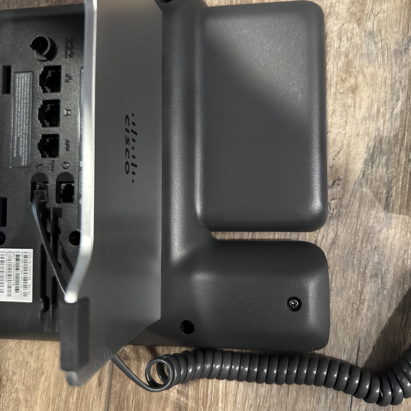 Cisco 7841 (CP-7841-3PCC-K9) 4 Lines Gigabit IP Phone Dark Gray lightly used