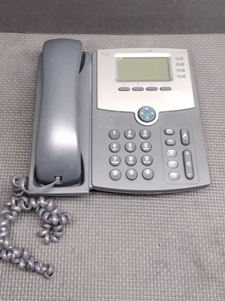 Cisco SPA 504G 4-Line, 2-Port Switch PoE IP Phone With Cords FREE SHIPPING