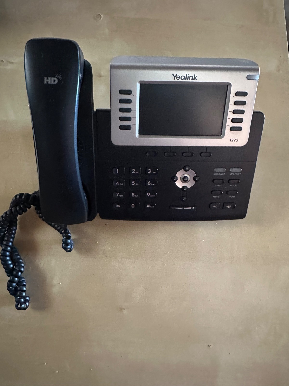 Yealink SIP-T29G Gigabit IP Phone – All party – including stand