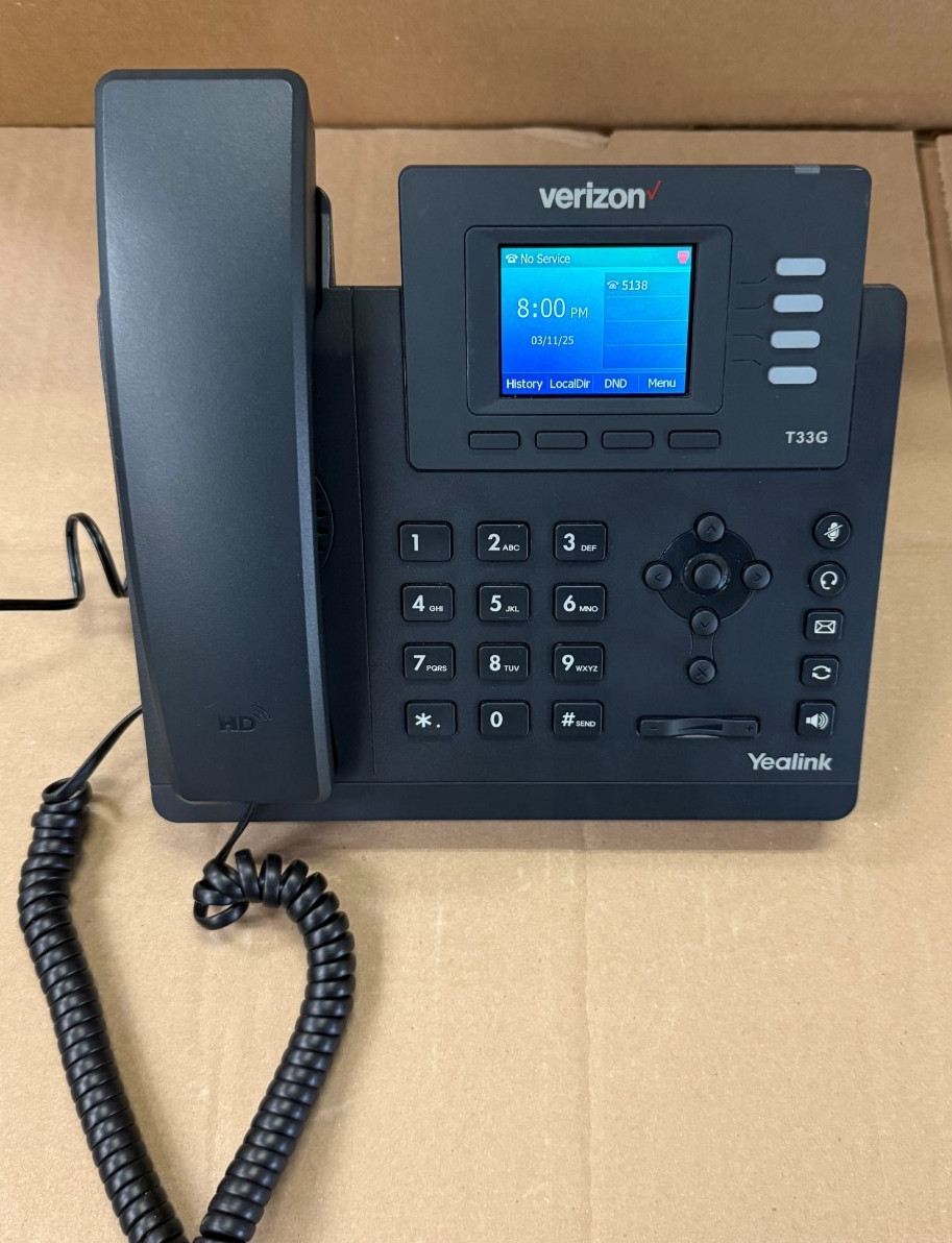 “Verizon Yealink Classic IP Phone SIP-T33G