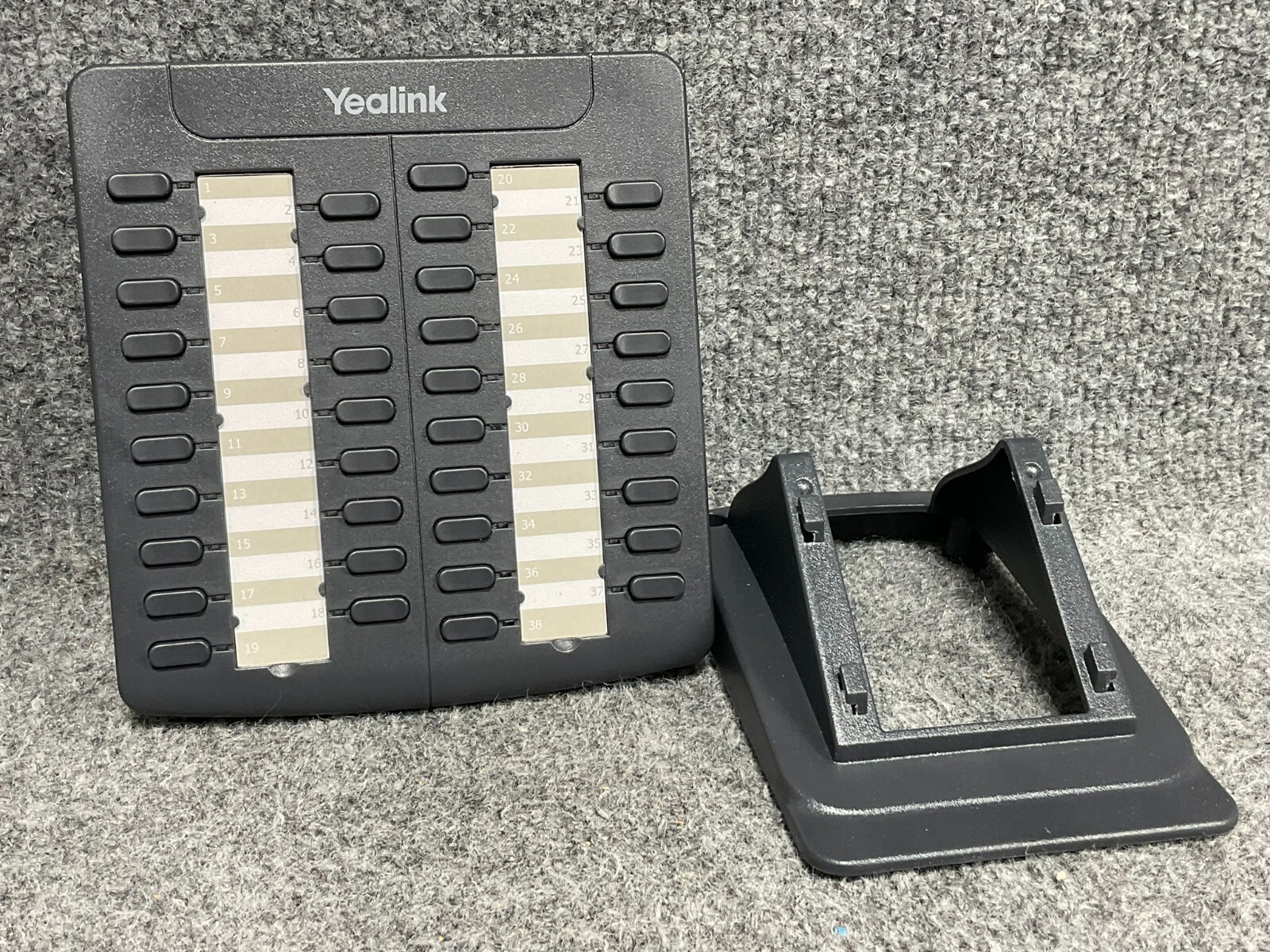 Yealink EXP38 Expansion Module 38 Keys Dual LED Daisy Chain Used