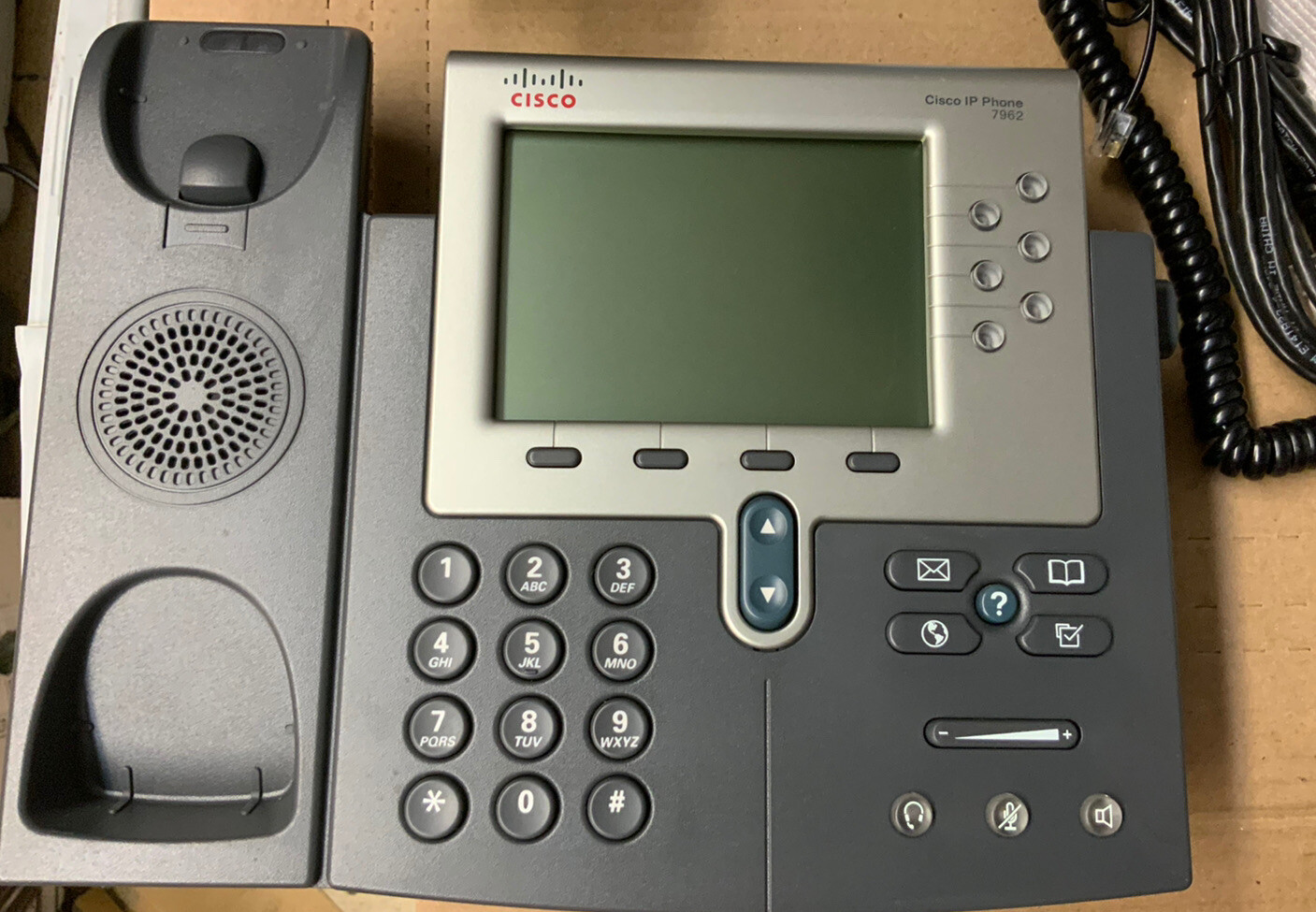 ✅ Cisco CP-7962G Unified IP VoIP Phone LCD Display