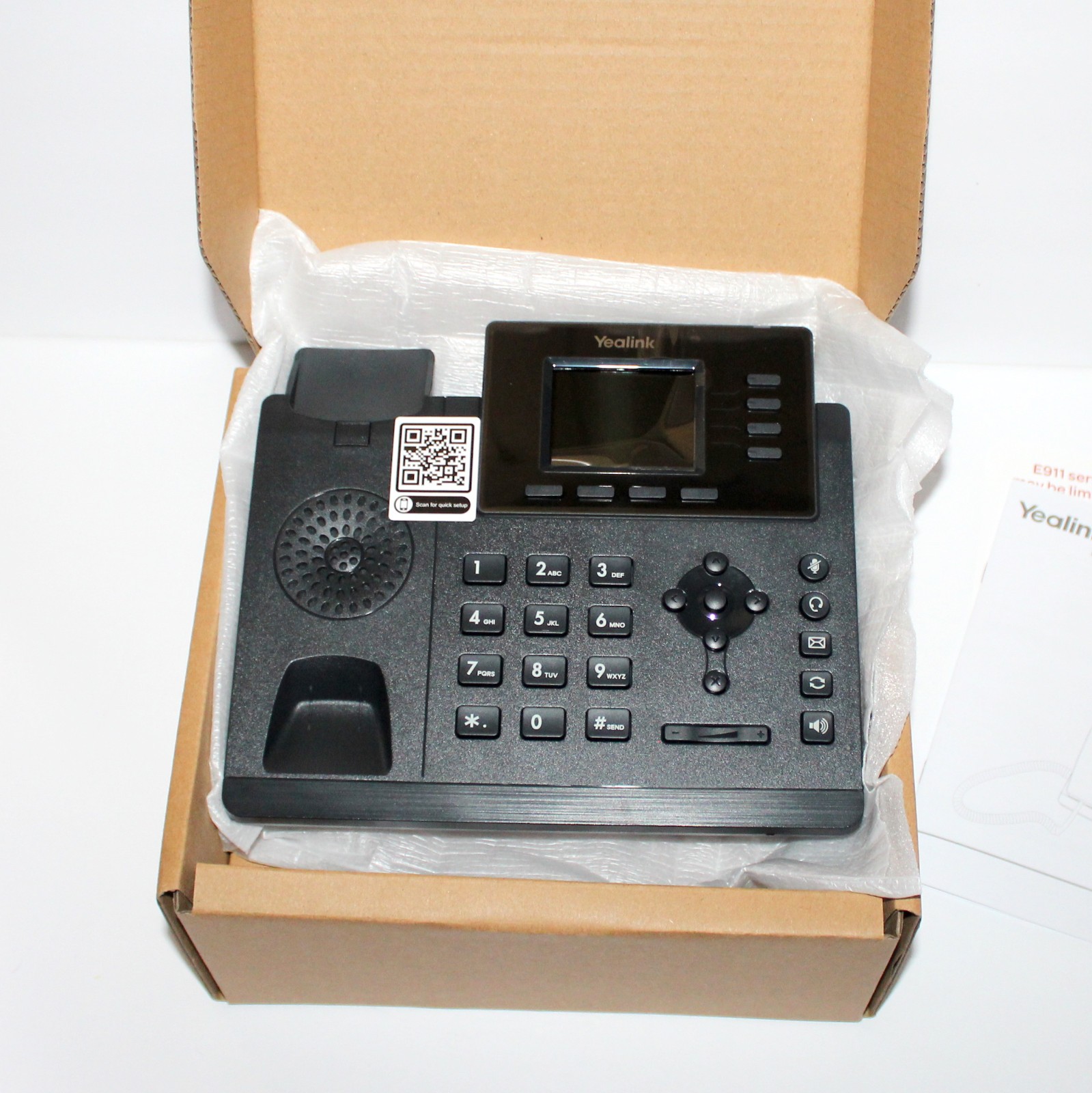 YEALINK Classic IP Phone SIP-T34W black NEW office business