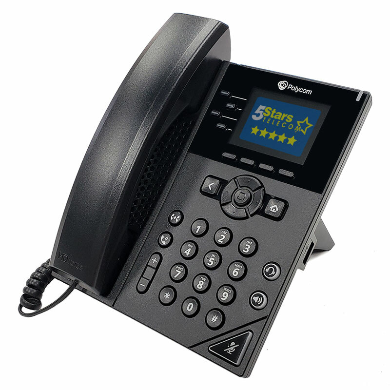 Polycom VVX 250 IP Phone w/Power Supply (2200-48820-025) Brand New 1 Yr Warranty