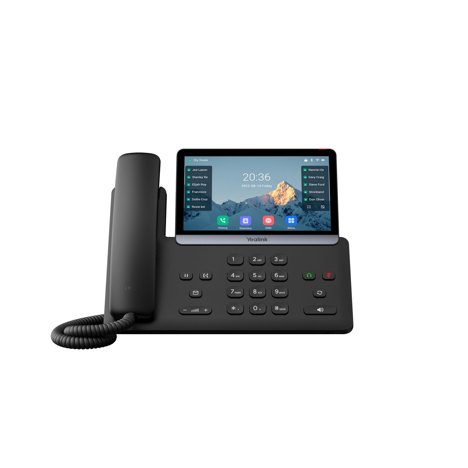 Yealink SIP-T87W 1301227 Wi-Fi IP Phone 16 SIP 7″ Color Multi-Touch
