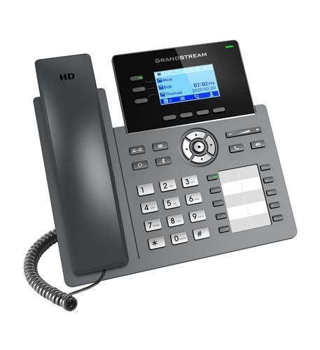 Grandstream GRP2604P 3-Line 6 SIP Office Phone + Dual Gigabit PoE
