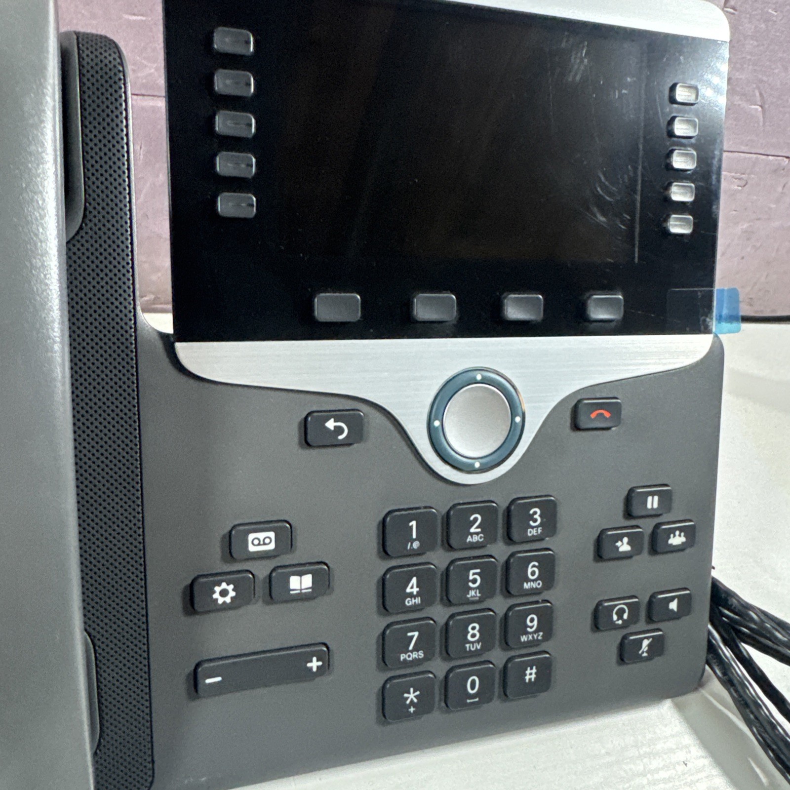 Cisco CP-8811 UC IP Phone Charcoal 68-6055-02 with Handset, Stand and Cables