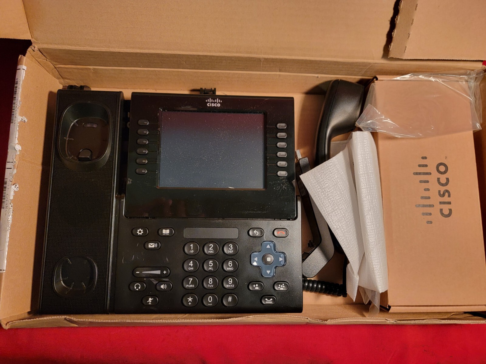 Cisco CP-9971-C-CAM-K9 Unified IP Phone – Black