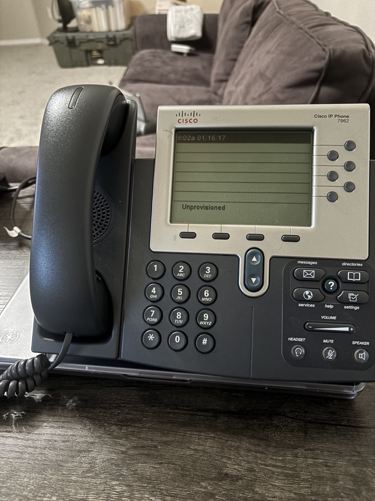Cisco CP7962G IP Phone – Gray Cisco Call Manager Needed
