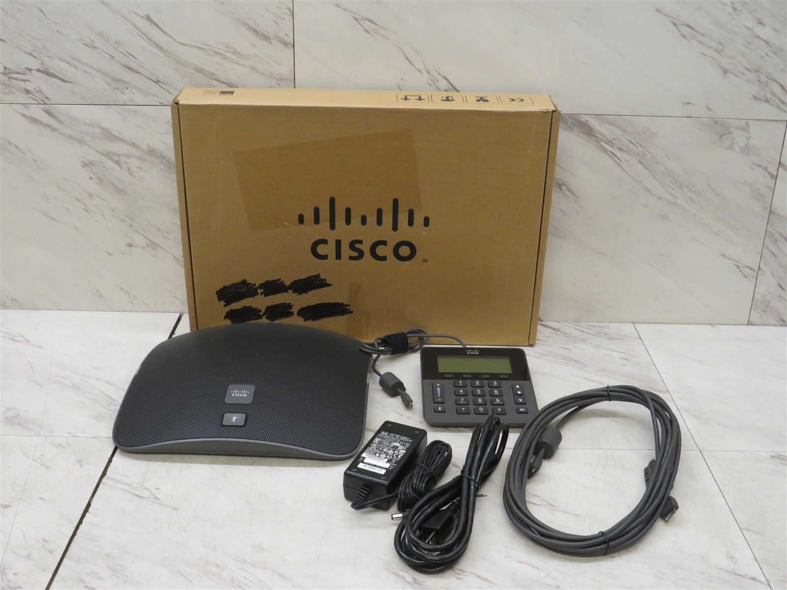 Open Box Cisco CP-8831-K9 Unified IP Conference Phone Base & DCU Control Unit
