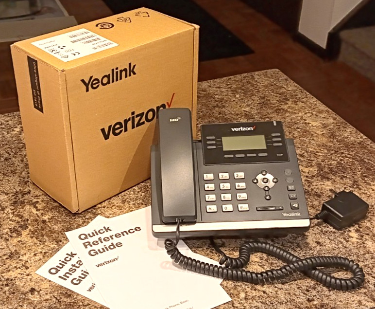 1 SET : Yealink Ultra-Elegant IP Phone SIP-T41P PoE SIP-T41P Phone New In Box