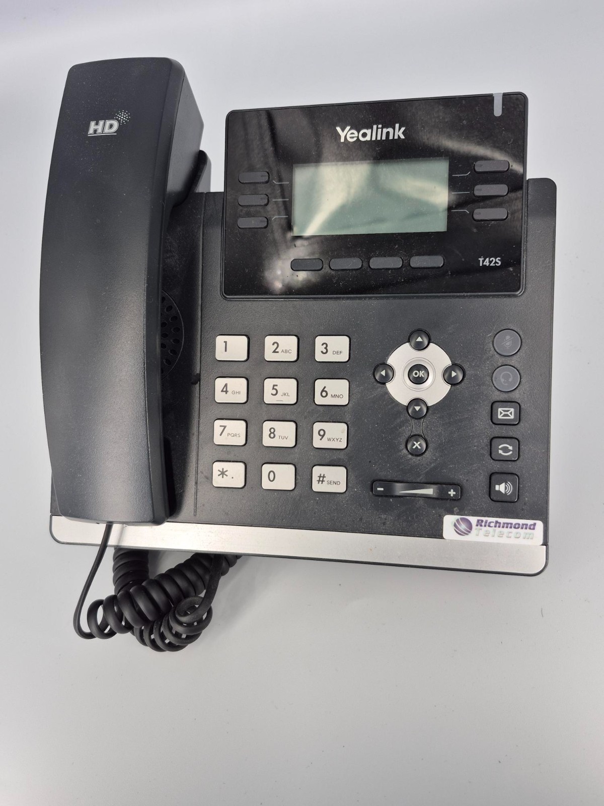 Yealink SIP-T42S Corded IP Phone Black