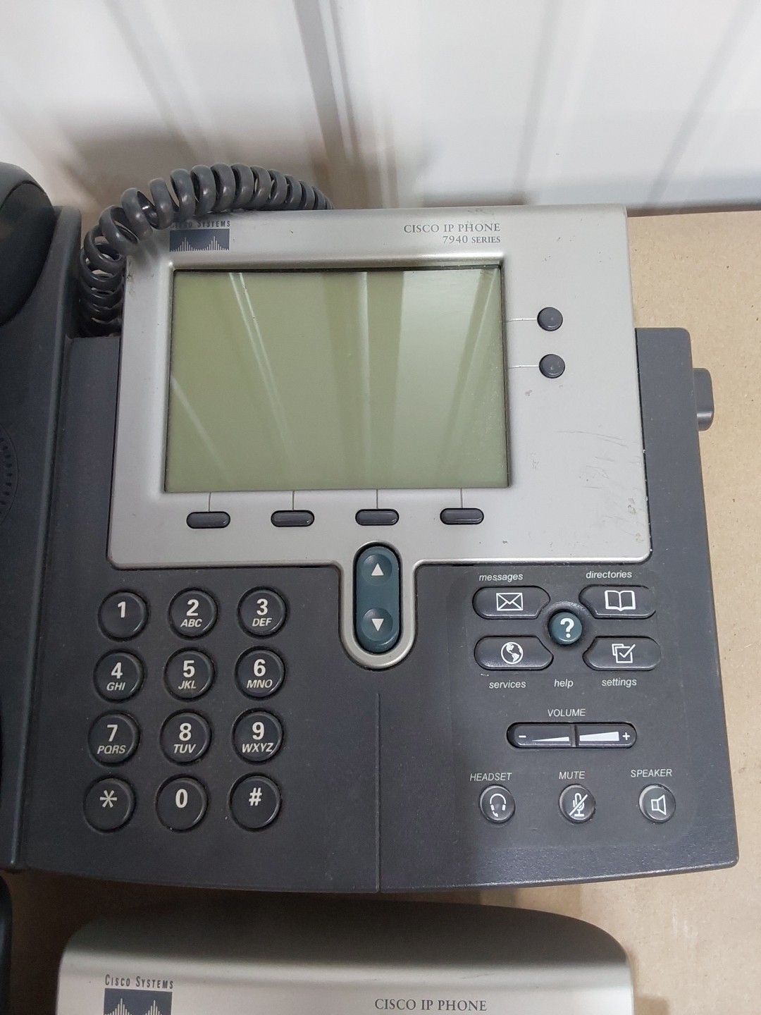 2pcs Cisco 7900 Series CP-7940G IP Business Office Phone VoIP Display POE