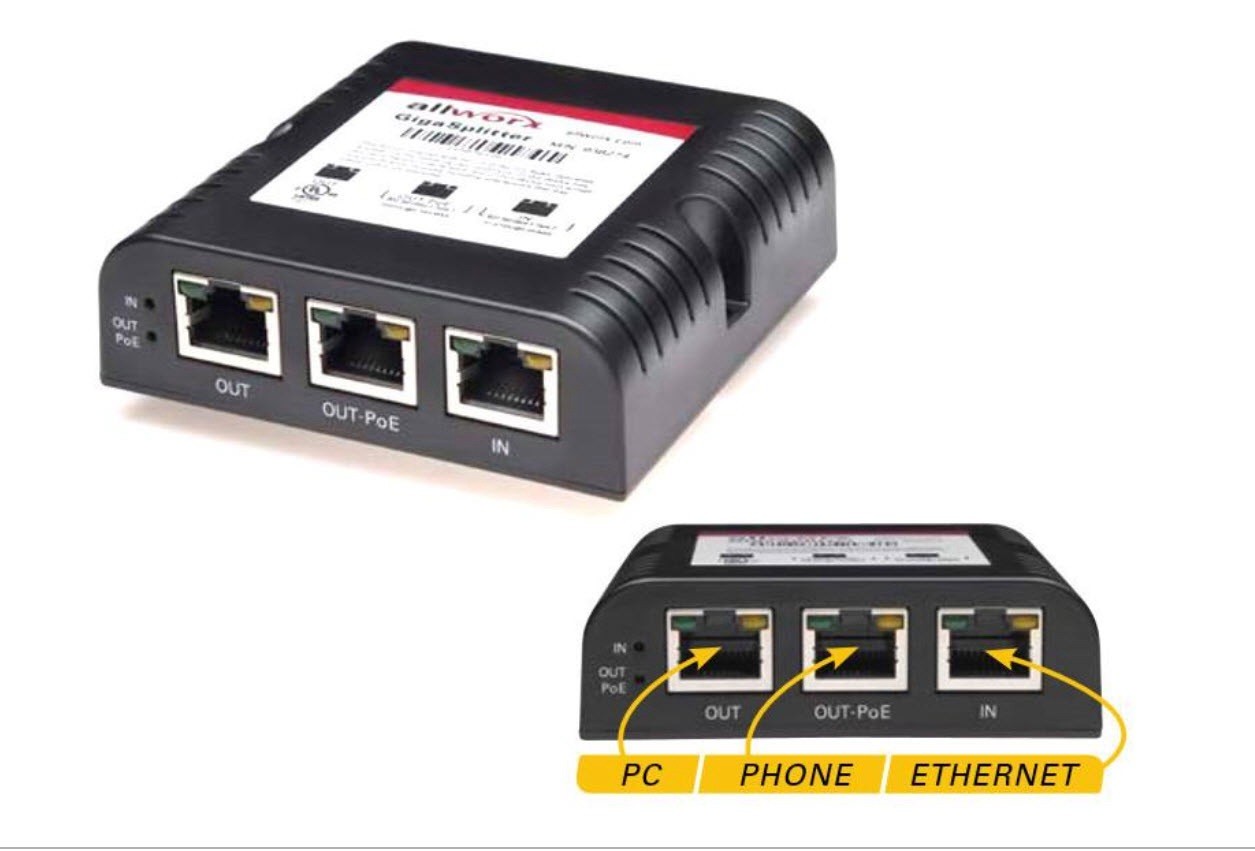 Allworx GigaSplitter 938274 for 92xx series VOIP phones new Allworks