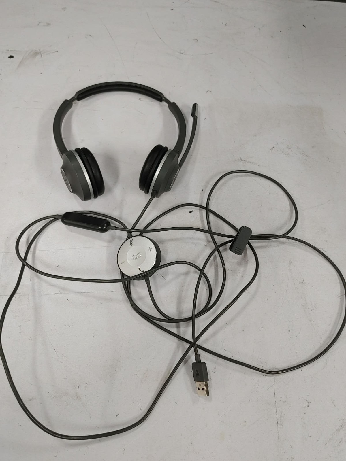 Cisco CP-HS-W-532-RJ Dual Stereo Telephone Headset 532 Wired Headband