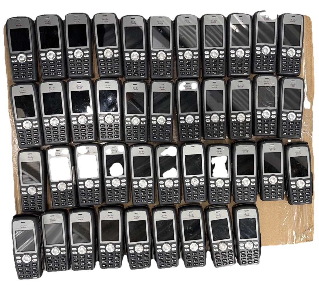 Lot Of(42) Cisco 7925G (CP-7925G-A-K9) Wireless VoIP Phones w/ Batteries