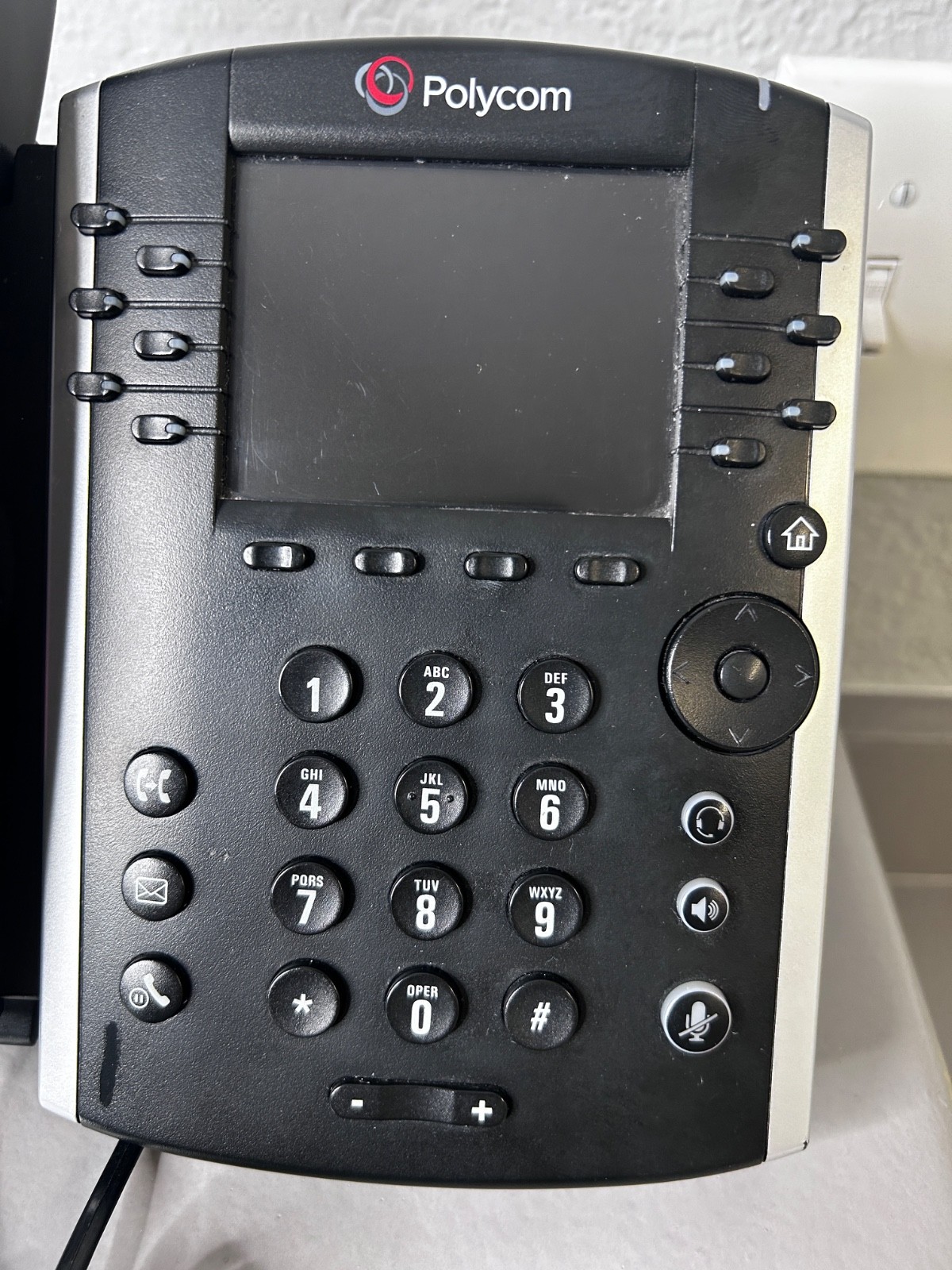 ot of 6 Polycom VVX410 Business Media IP Phones w/ Power Adapters HD Voice