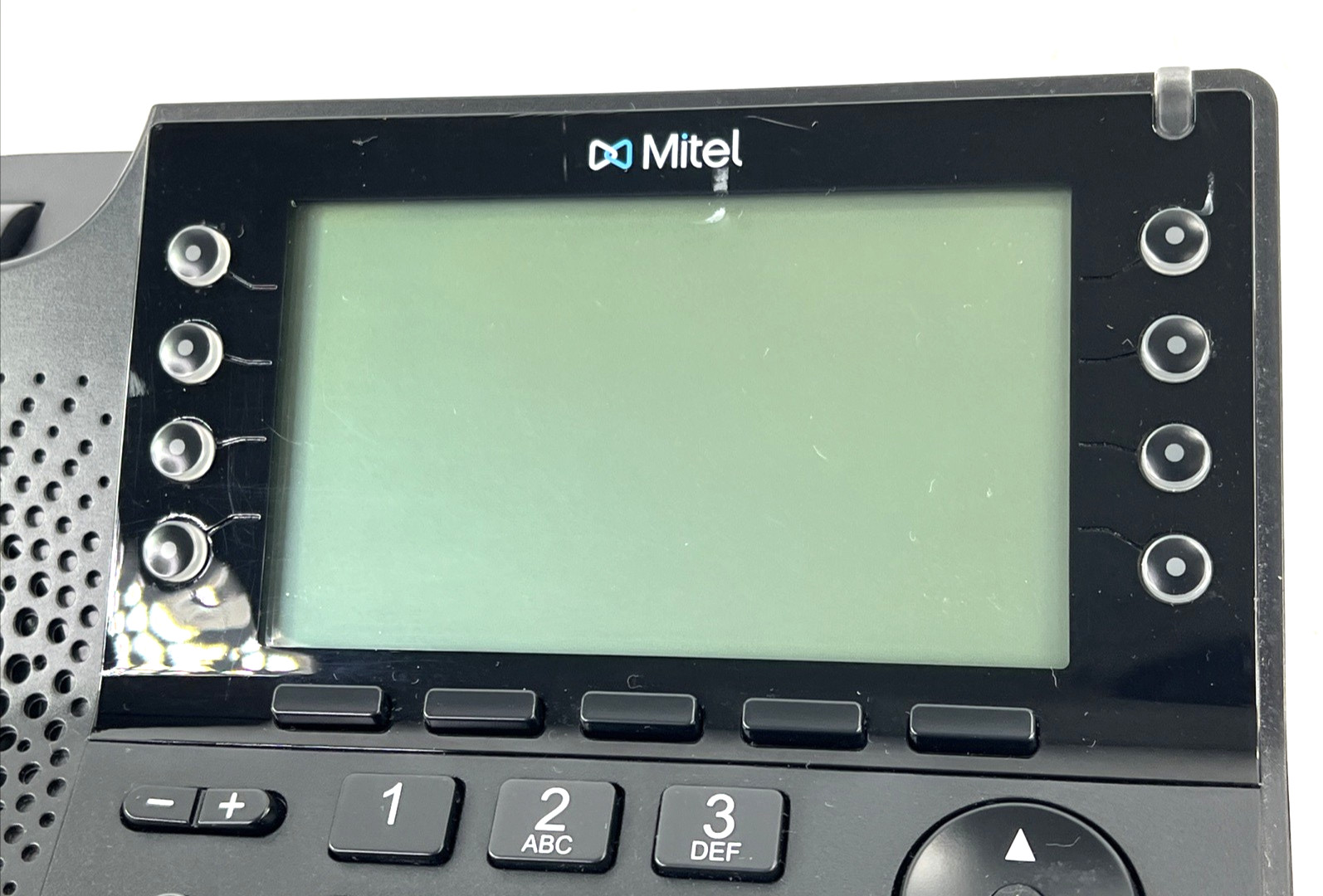 LOT 10 MiTel IP480G Gigabit Business IP Phones BUNDLE w/Stands Handsets RESET