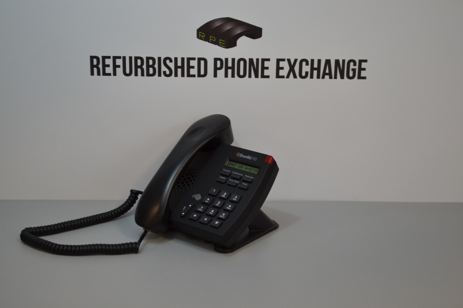 ShoreTel 110 Refurbished A-Stock IP Phone Black 1 Line VoIP IP110
