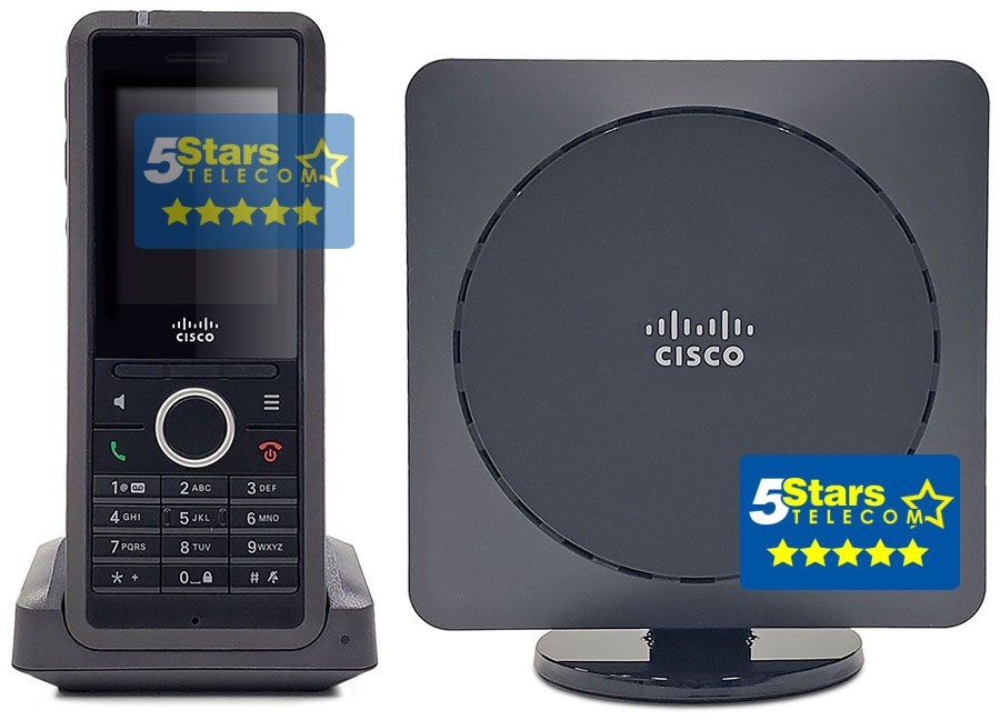 Cisco 6825 IP DECT Bundle with Multi-Cell Base (CP-6825-3PC-BUN-NA) – Brand New