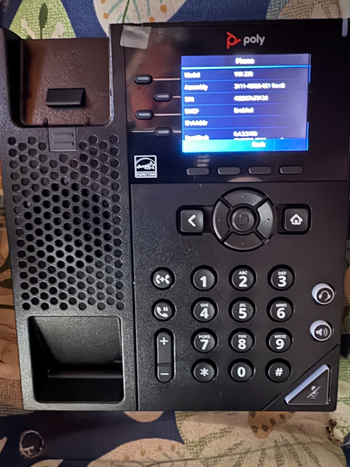 Poly VVX 250 IP Phone – Corded Desktop standard provisioned firmware